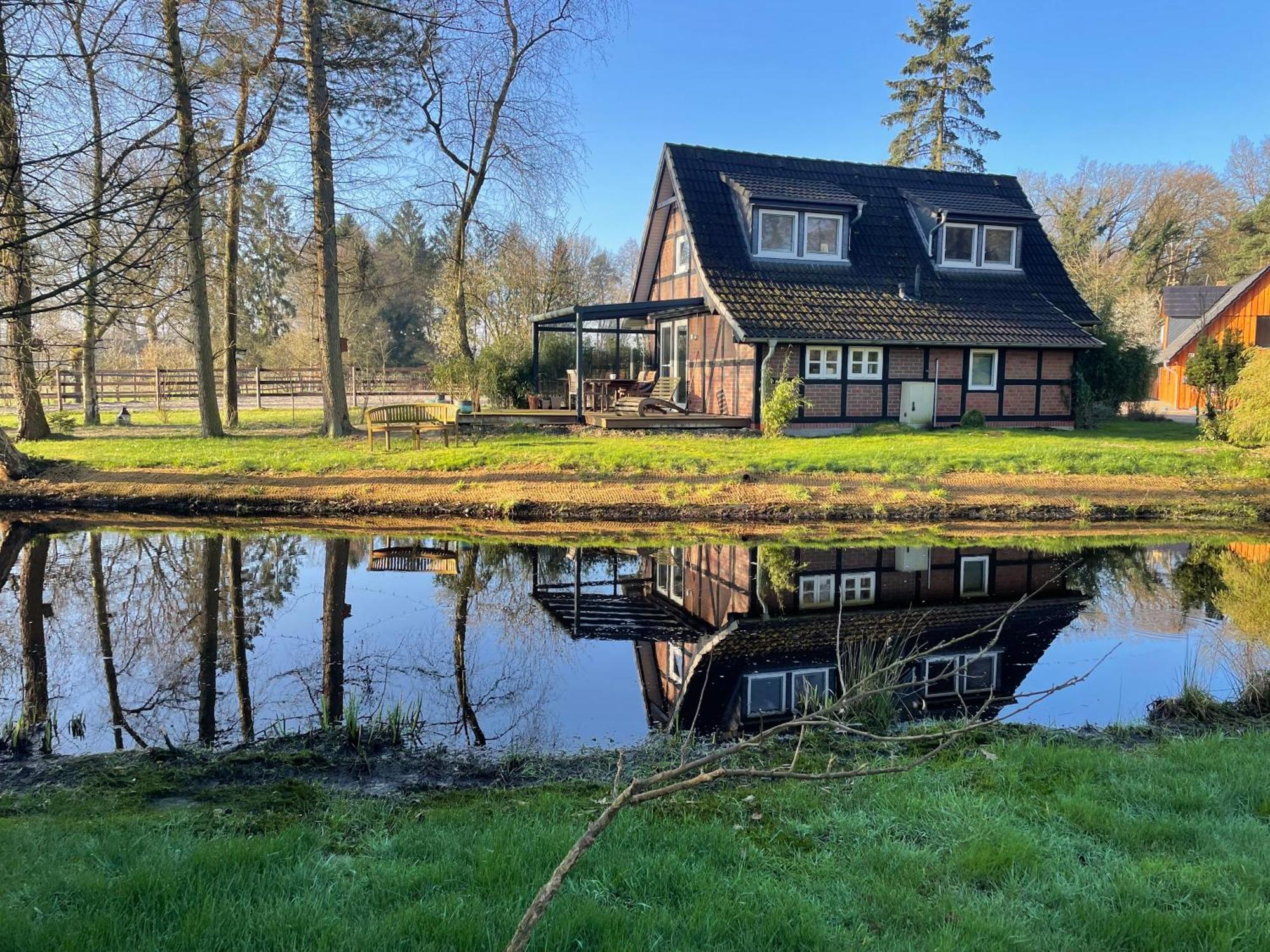 Appartement Haus Am Teich à Worpswede Extérieur photo